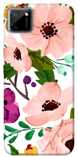 Чехол itsPrint Акварельные цветы для Realme C11