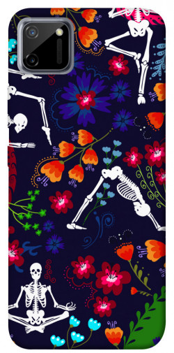 Чехол itsPrint Yoga skeletons для Realme C11