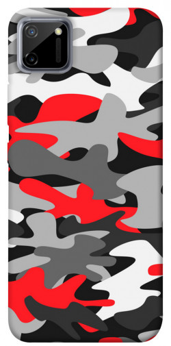 Чехол itsPrint Красно-серый камуфляж для Realme C11