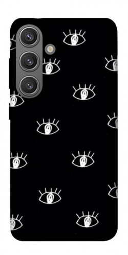 Чехол itsPrint Глаз паттерн для Samsung Galaxy S24