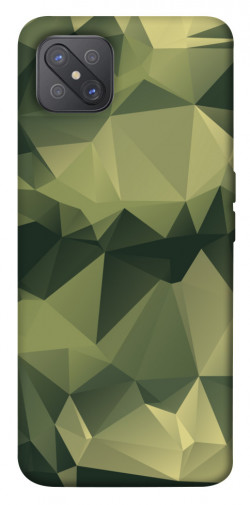 Чехол itsPrint Треугольный камуфляж 2 для Oppo A92s