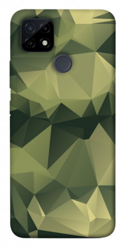 Чехол itsPrint Треугольный камуфляж 2 для Realme C12