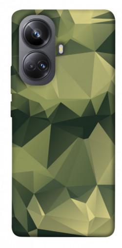 Чехол itsPrint Треугольный камуфляж 2 для Realme 10 Pro+