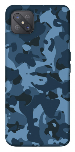 Чехол itsPrint Синий камуфляж для Oppo A92s