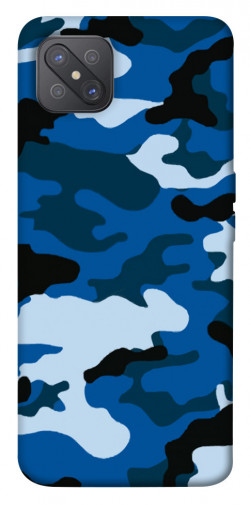 Чехол itsPrint Синий камуфляж 3 для Oppo A92s