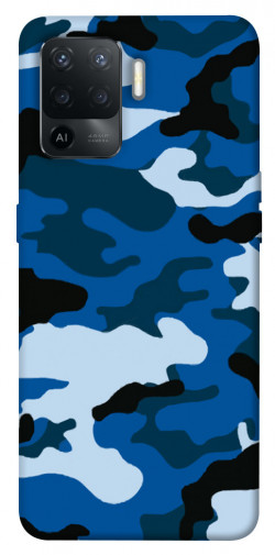 Чехол itsPrint Синий камуфляж 3 для Oppo Reno 5 Lite