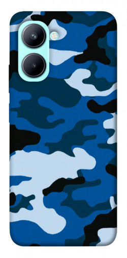 Чехол itsPrint Синий камуфляж 3 для Realme C33