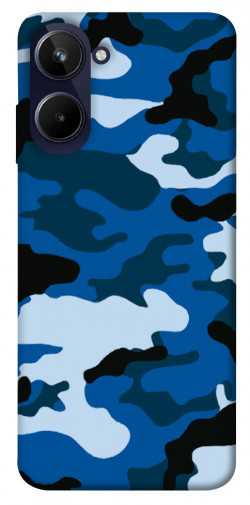 Чехол itsPrint Синий камуфляж 3 для Realme 10 4G