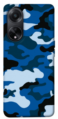 Чехол itsPrint Синий камуфляж 3 для Oppo A58 4G