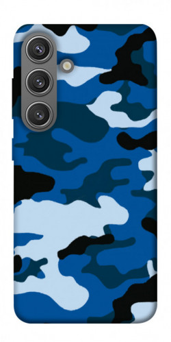 Чехол itsPrint Синий камуфляж 3 для Samsung Galaxy S24