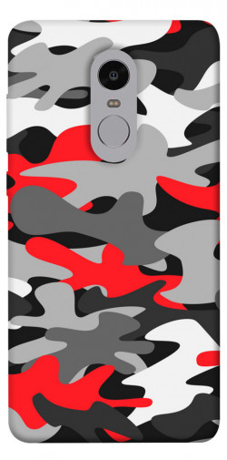 Чохол itsPrint Червоно-сірий камуфляж для Xiaomi Redmi Note 4X / Note 4 (Snapdragon)