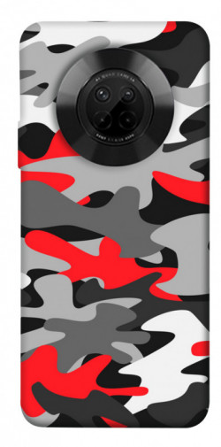 Чехол itsPrint Красно-серый камуфляж для Huawei Y9a