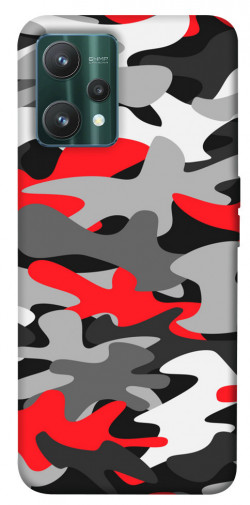 Чехол itsPrint Красно-серый камуфляж для Realme 9 Pro