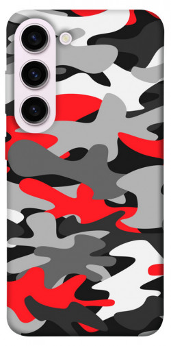 Чехол itsPrint Красно-серый камуфляж для Samsung Galaxy S23+
