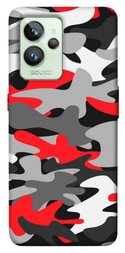 Чехол itsPrint Красно-серый камуфляж для Realme GT2
