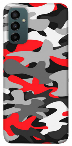 Чехол itsPrint Красно-серый камуфляж для Samsung Galaxy M14 5G