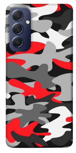 Чехол itsPrint Красно-серый камуфляж для Samsung Galaxy M54 5G