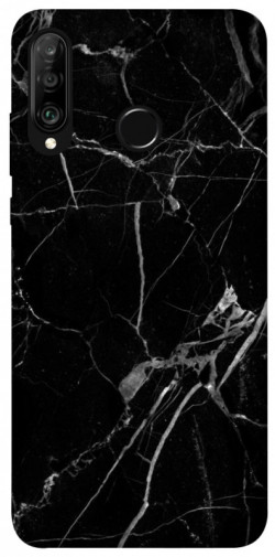 Чехол itsPrint Черный мрамор для Huawei P30 lite