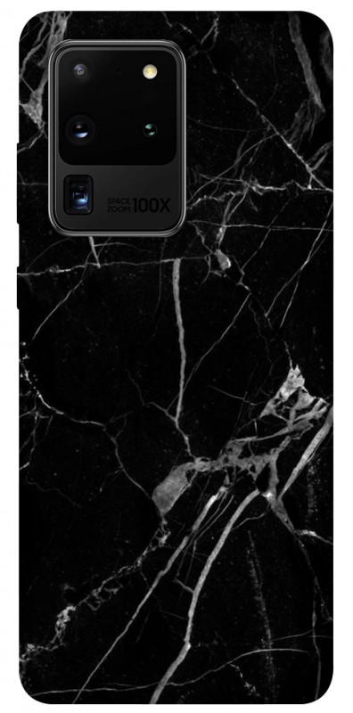 Чехол itsPrint Черный мрамор для Samsung Galaxy S20 Ultra, мрамор, купить оптом с доставкой