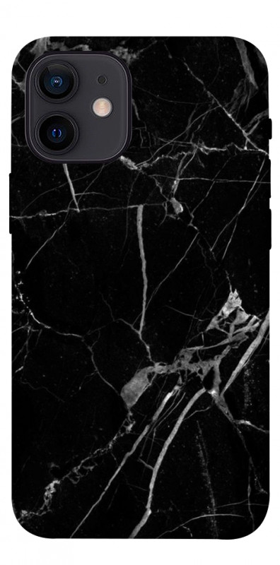 Чехол itsPrint Черный мрамор для Apple iPhone 12 mini (5.4"), мрамор, купить оптом с доставкой