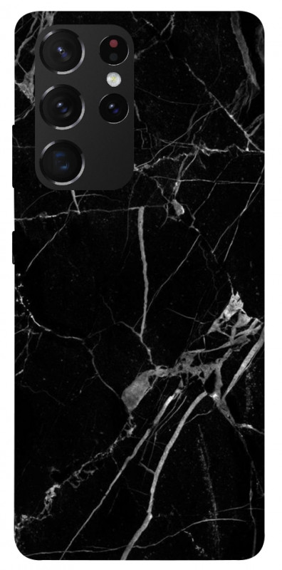 Чехол itsPrint Черный мрамор для Samsung Galaxy S21 Ultra, мрамор, купить оптом с доставкой