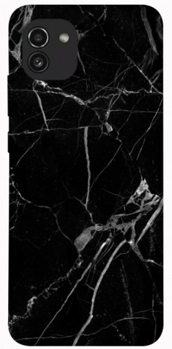 Чехол itsPrint Черный мрамор для Samsung Galaxy A03