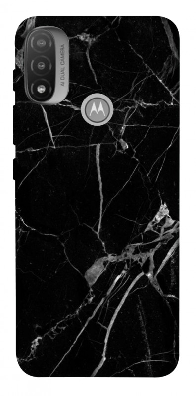 Чехол itsPrint Черный мрамор для Motorola Moto E20, мрамор, купить оптом с доставкой