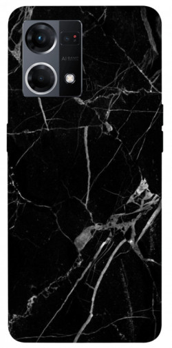 Чехол itsPrint Черный мрамор для Oppo Reno 7 4G