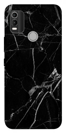 Чехол itsPrint Черный мрамор для Nokia C21 Plus