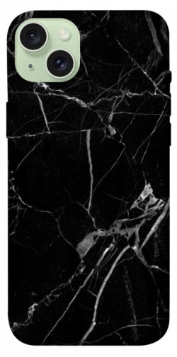 Чехол itsPrint Черный мрамор для Apple iPhone 15 Plus (6.7")