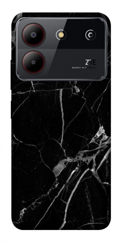 Чехол itsPrint Черный мрамор для ZTE Blade A54 4G, мрамор, купить оптом с доставкой