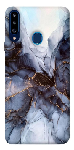 Чехол itsPrint Черно-белый мрамор для Samsung Galaxy A20s