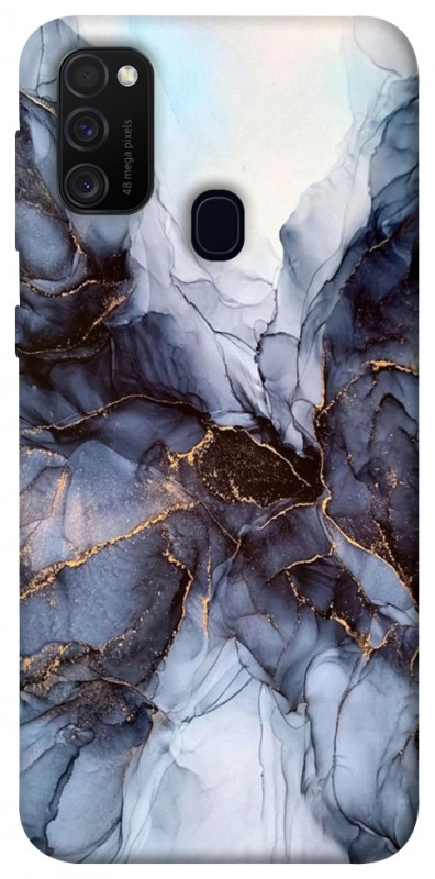 Чехол itsPrint Черно-белый мрамор для Samsung Galaxy M30s / M21, мрамор, купить оптом с доставкой
