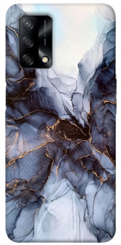 Чехол itsPrint Черно-белый мрамор для Oppo A74 4G