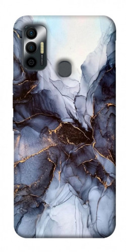 Чехол itsPrint Черно-белый мрамор для TECNO Spark 7