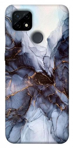 Чехол itsPrint Черно-белый мрамор для Realme C21