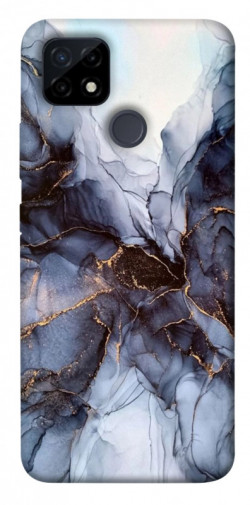 Чехол itsPrint Черно-белый мрамор для Realme C21Y