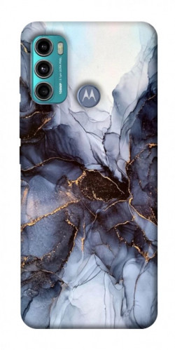 Чехол itsPrint Черно-белый мрамор для Motorola Moto G60