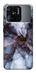 Чехол itsPrint Черно-белый мрамор для Xiaomi Redmi 10C