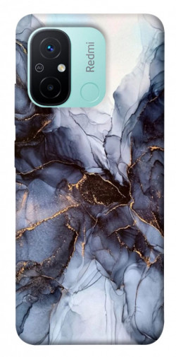 Чехол itsPrint Черно-белый мрамор для Xiaomi Redmi 12C