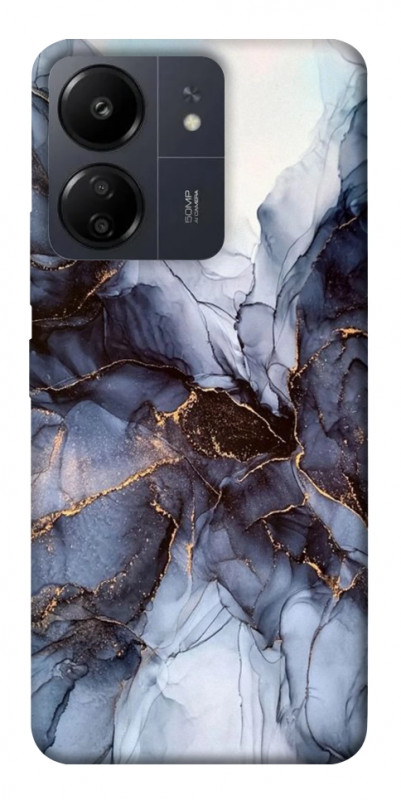 Чехол itsPrint Черно-белый мрамор для Xiaomi Redmi 13C, мрамор, купить оптом с доставкой