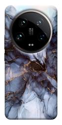 Чехол itsPrint Черно-белый мрамор для Xiaomi 14 Ultra