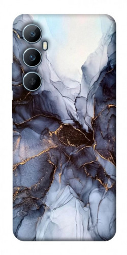 Чехол itsPrint Черно-белый мрамор для Realme C65 4G