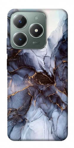 Чехол itsPrint Черно-белый мрамор для Realme C61 4G