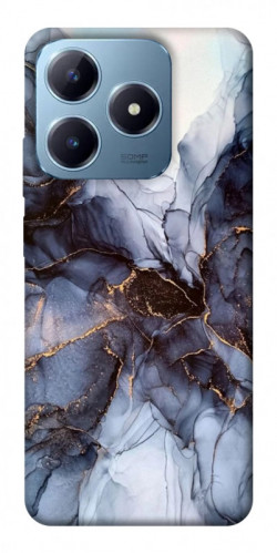 Чехол itsPrint Черно-белый мрамор для Realme C63 4G