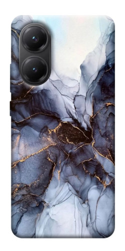 Чехол itsPrint Черно-белый мрамор для Xiaomi Poco X7 Pro