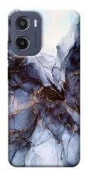 Чехол itsPrint Черно-белый мрамор для Motorola Moto G05