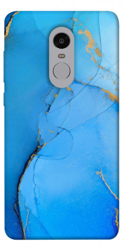 Чехол itsPrint Синий с золотом для Xiaomi Redmi Note 4X / Note 4 (Snapdragon)