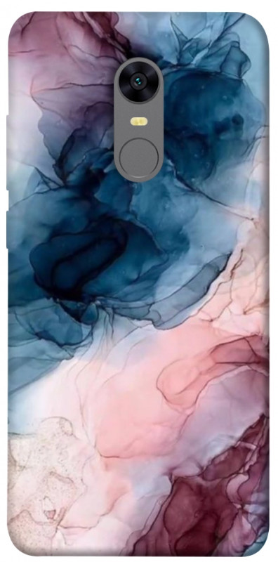 Чехол itsPrint Розово-голубые разводы для Xiaomi Redmi 5 Plus / Redmi Note 5 (Single Camera), мрамор, купить оптом с доставкой