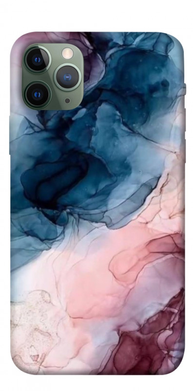 Чехол itsPrint Розово-голубые разводы для Apple iPhone 11 Pro (5.8"), мрамор, купить оптом с доставкой